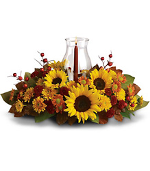 Sunflower Centerpiece from In Full Bloom in Farmingdale, NY